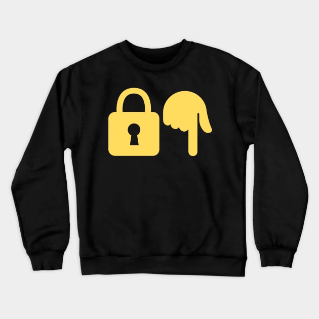 Lockdown Funny Design Crewneck Sweatshirt by Up 4 Tee